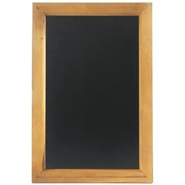 Wandkrijtbord | Hout | Incl. Ophanghaak | 600x400mm