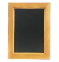 HENDI Wandkrijtbord | Hout | Incl. Ophanghaak | 400x300mm