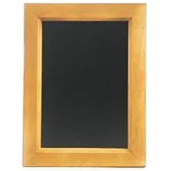 Wandkrijtbord | Hout | Incl. Ophanghaak | 400x300mm