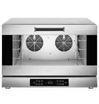 SMEG Heteluchtoven | ALFA | 4 Niveaus (EN600x400) | Elektrisch | 50°C/280°C | 6.9kW (400V) | Bevochtiging (Automatisch) | 798x747x563(h)mm 