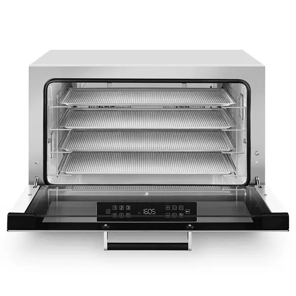 Heteluchtoven | ALFA | 4 Niveaus (EN600x400) | Elektrisch | 50°C/280°C | 6.9kW (400V) | Bevochtiging (Automatisch) | 798x747x563(h)mm
