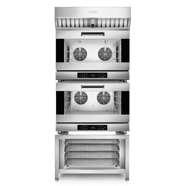 Heteluchtoven | ALFA | 4 Niveaus (EN600x400) | Elektrisch | 50°C/280°C | 6.9kW (400V) | Bevochtiging (Automatisch) | 798x747x563(h)mm