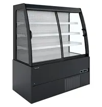 Tefcold Wandkoeling | CRONUS | Zwart/Wit | -1°C/+5°C | Geforceerd | Schuifdeuren | 1310x665x1500(h)mm 