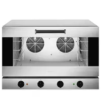 SMEG Multifunctionele Heteluchtoven | ALFA | 4 Niveaus (EN600x400) | Elektrisch | 50°C/270°C | 6.9kW (400V) | Bevochtiging (Handmatig) | Grillfunctie | 798x747x563(h)mm 