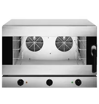 SMEG Heteluchtoven | ALFA | 4 Niveaus (EN600x400) | Elektrisch | 50°C/270°C | 6.9kW (400V) | Bevochtiging (Handmatig) | 798x747x563(h)mm 