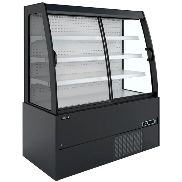 Wandkoeling | CRONUS | Zwart/Wit | -1°C/+5°C | Geforceerd | Schuifdeuren | 1310x665x1500(h)mm