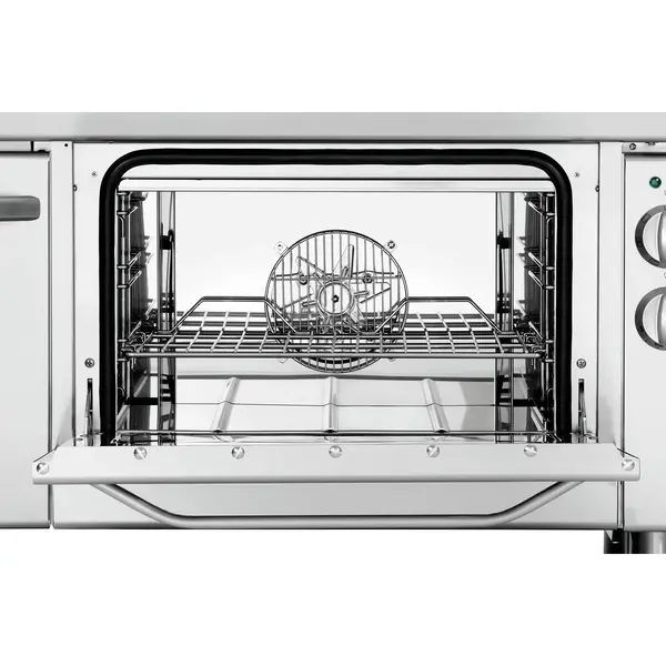 Fornuis | Elektrisch | EBO | 6 Kookplaten | 6x 2.6kW | Elektrische Oven | 1/1 GN | 58L | 3.65kW | 1200x700x850(h)mm