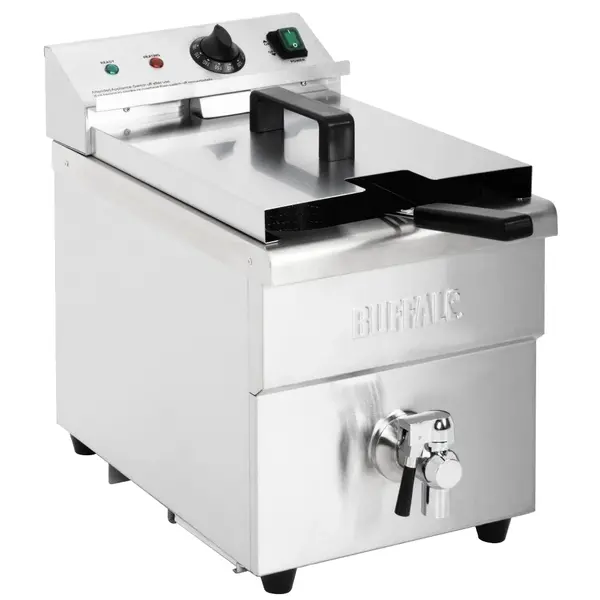 Inductiefriteuse | Elektrisch | 7.5L | 60°C/190°C | 3kW (230V) | Aftapkraan | 290x440x415(h)mm