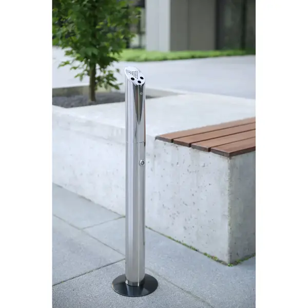 Rokerszuil | RVS | Ø170x920(h)mm