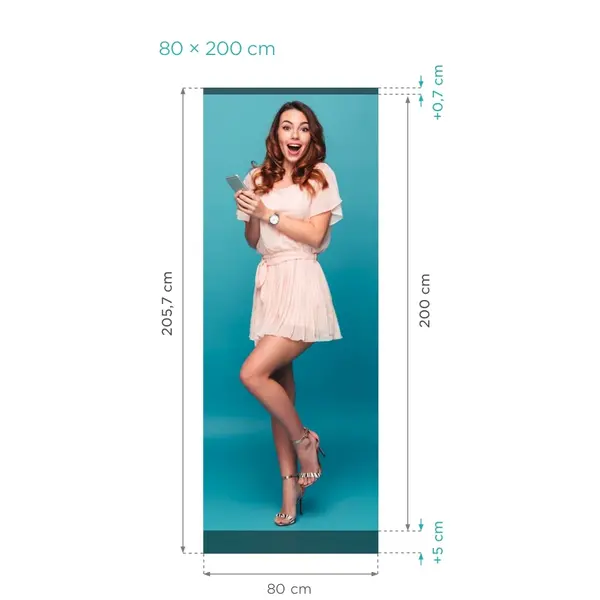 Roll-Up Banner | CLASSIC | Aluminium | Banner 80x200 | 815x91x88(h)mm