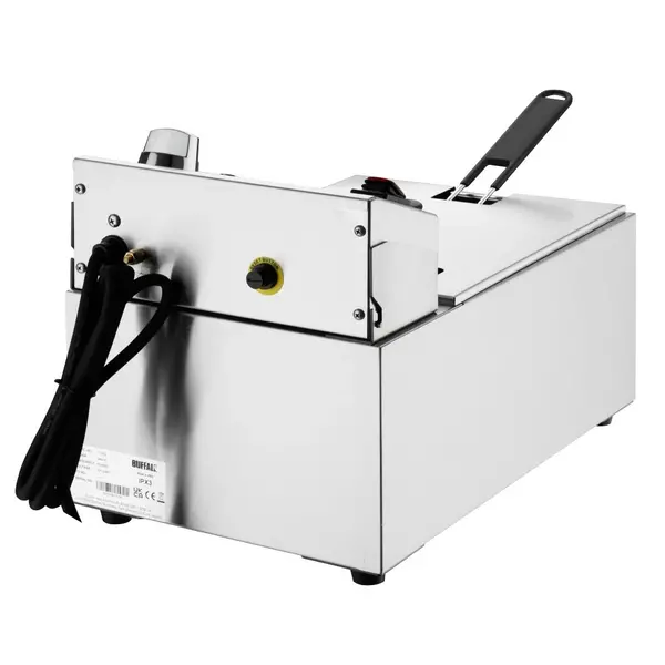 Friteuse | Elektrisch | 5L | 50°C/190°C | 2.8kW (230V) | Timer | 280x450x315(h)mm