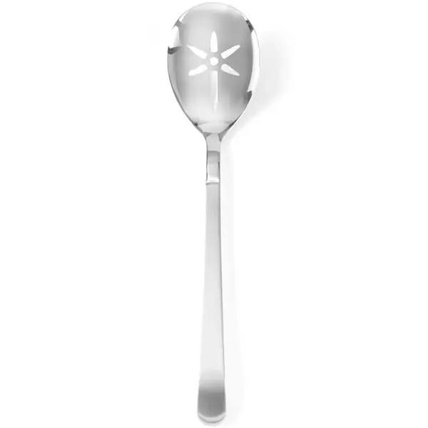 Serveerlepel | RVS | Met Sleuven | 321x71mm