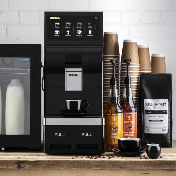 Volautomatisch Koffiezetapparaat | BEAN TO CUP | Touchscreen | 1.3kW (230V) | 251x475x590(h)mm