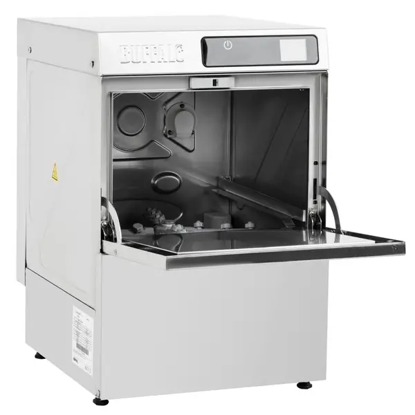 Glazenspoelmachine | Mand 350x350 | Zeeppomp | Naglanspomp | 230V | Touchscreen | 425x465x630(h)mm