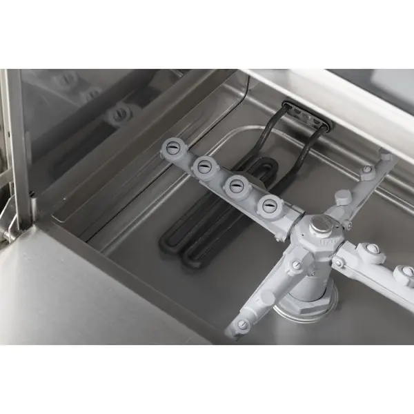 Glazenspoelmachine | Mand 400x400 | Afvoerpomp | Zeeppomp | Naglanspomp | 230V | Touchscreen | 475x570x765(h)mm