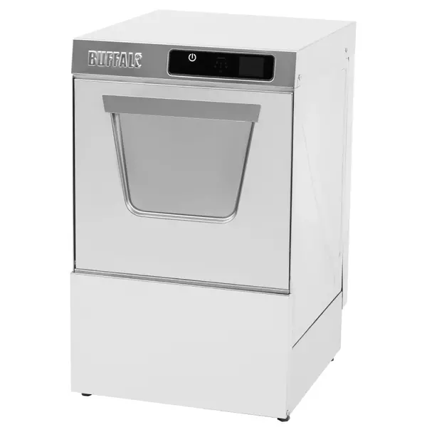 Glazenspoelmachine | Mand 400x400 | Afvoerpomp | Zeeppomp | Naglanspomp | 230V | Touchscreen | 475x570x765(h)mm