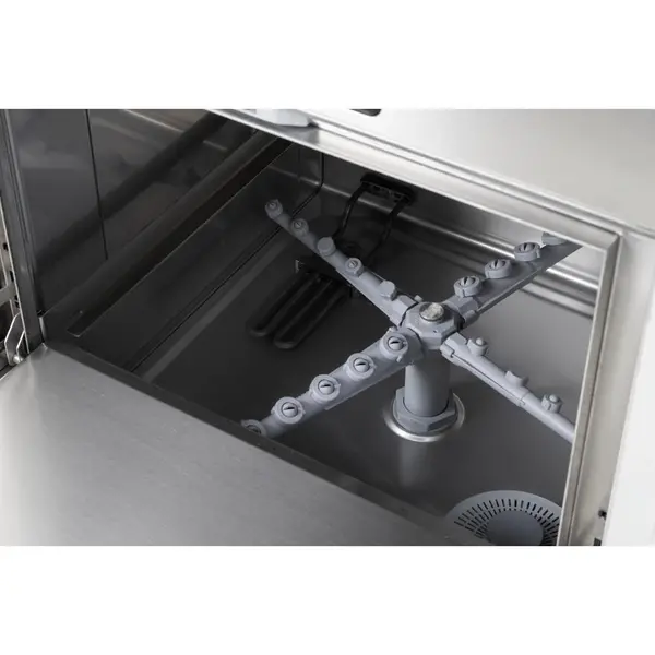 Horeca Vaatwasser | Mand 500x500 | Afvoerpomp | Zeeppomp | Naglanspomp | 230V | Touchscreen | 595x645x830(h)mm