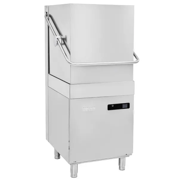 Doorschuifvaatwasser | Mand 500x500 | Afvoerpomp | Zeeppomp | Naglanspomp | 400V | Touchscreen | 700x785x1480/1960(h)mm