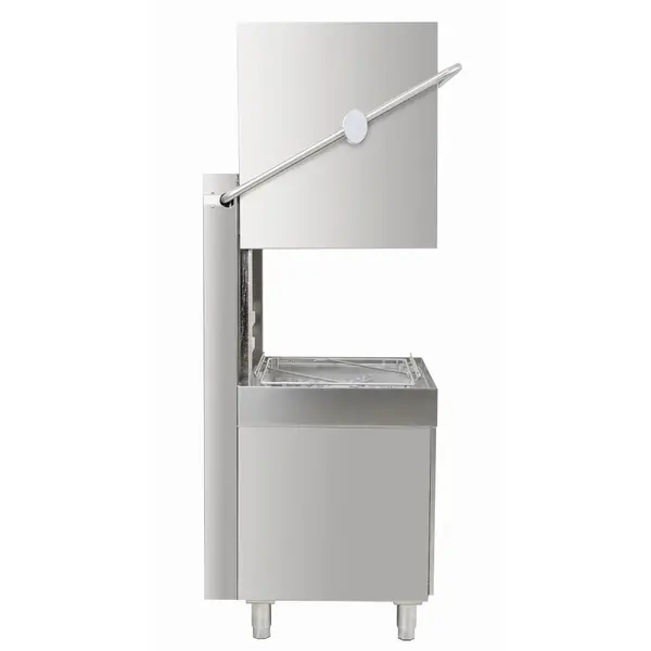 Doorschuifvaatwasser | Mand 500x500 | Afvoerpomp | Zeeppomp | Naglanspomp | 400V | Touchscreen | 700x785x1480/1960(h)mm