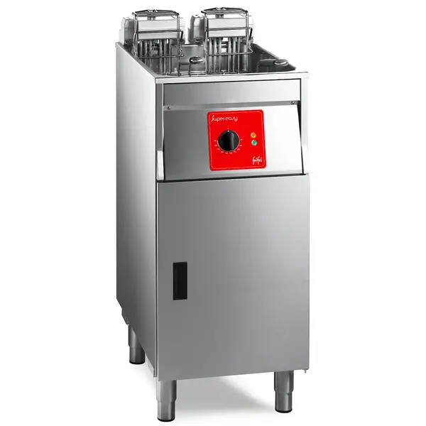 Friteuse | SUPER EASY | Elektrisch | 20L | 95°C/190°C | 22kW (400V) | Aftapkraan | 398x650x893/986(h)mm