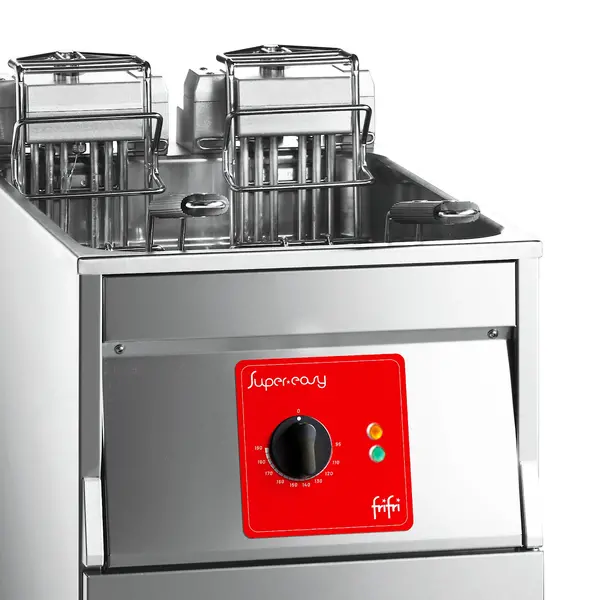 Friteuse | SUPER EASY | Elektrisch | 20L | 95°C/190°C | 22kW (400V) | Aftapkraan | 398x650x893/986(h)mm