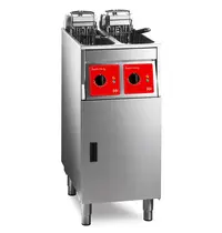 FriFri Friteuse | SUPER EASY | Elektrisch | 9+9L | 95°C/190°C | 15kW (400V) | Aftapkranen | 398x650x893/986(h)mm 