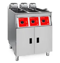 FriFri Friteuse | SUPER EASY | Elektrisch | 7+7+7L | 95°C/190°C | 33kW (400V) | Aftapkranen | 592x650x893/986(h)mm 