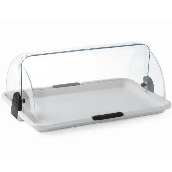 Buffetvitrine | Kunststof | Roll-Top Deksel | 465x310x190(h)mm