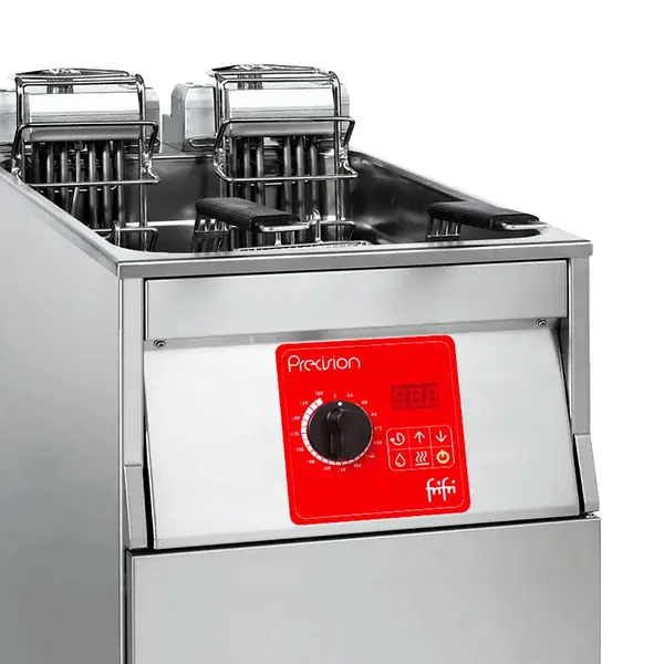 Friteuse | PRECISION | Elektrisch | 9+9+9L | 95°C/190°C | 22.5kW (400V) | Aftapkranen | Digitaal | 592x650x994(h)mm