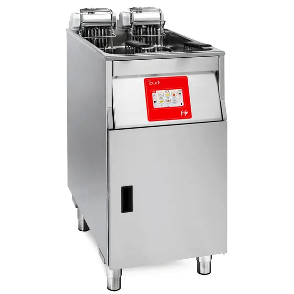 Friteuse | TOUCH | Elektrisch | 20L | 95°C/190°C | 22kW (400V) | Aftapkraan | Touchscreen | 398x650x994(h)mm
