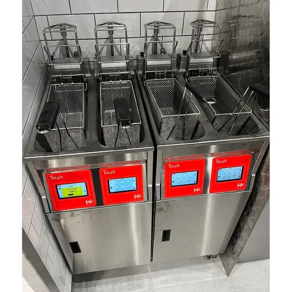 Friteuse | TOUCH | Elektrisch | 20L | 95°C/190°C | 22kW (400V) | Aftapkraan | Touchscreen | 398x650x994(h)mm
