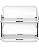 HENDI Buffetvitrine | Kunststof | 2 Etages | 2 Roll-Top Deksels | 380x260x355(h)mm 