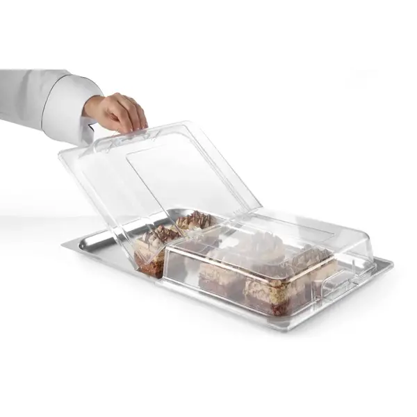 Presentatie-Deksel | Kunststof | 1/1 GN | 530x325x76(h)mm