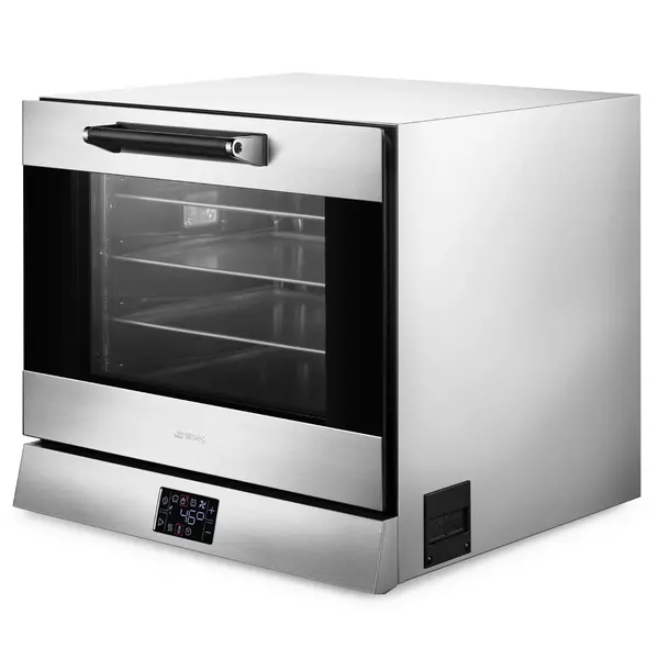 Heteluchtoven | ALFA | 4 Niveaus (435x320) | Elektrisch | 30°C/270°C | 3kW (230V) | Bevochtiging (Automatisch) | 602x600x537(h)mm