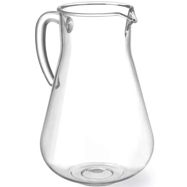 Schenkkan | Kunststof | Transparant | 2.2L | Deksel | IJsbuis | Ø150x260(h)mm