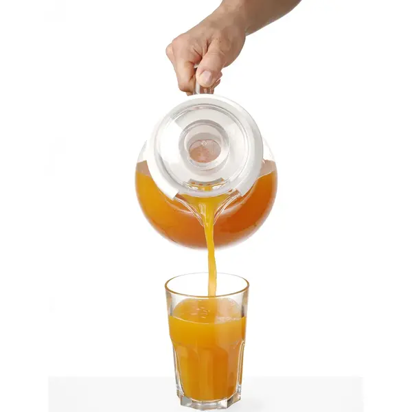 Schenkkan | Kunststof | Transparant | 3L | Deksel | IJsbuis | Ø170x285(h)mm