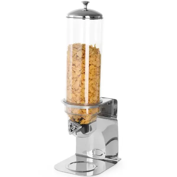 Ontbijtgranendispenser | RVS/Kunststof | 1x 4L | Geschikt Voor Wandmontage | 184x240x600(h)mm