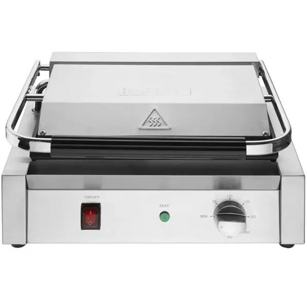 Contact-/Paninigrill | BISTRO | Enkel | Glad Oppervlak (Gietijzer) | 100°C/300°C | 2.2kW (230V) | 380x395x210(h)mm