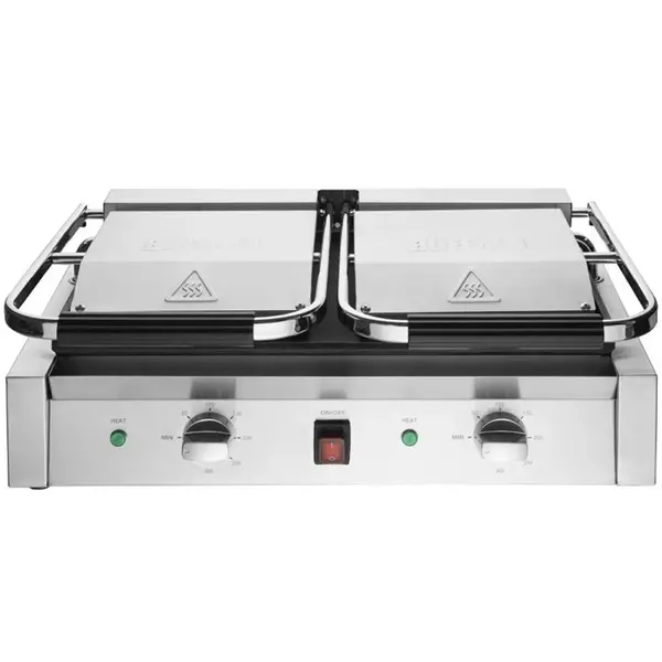 Contact-/Paninigrill | BISTRO | Dubbel | Glad Oppervlak (Gietijzer) | 100°C/300°C | 2.9kW (230V) | 570x310x200(h)mm