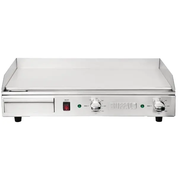 Bak-/Grillplaat | Elektrisch | Glad Oppervlak 738x330 (RVS) | 50°C/300°C | 2.9kW (230V) | 743x415x200(h)mm