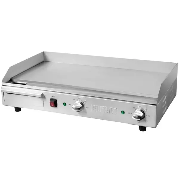 Bak-/Grillplaat | Elektrisch | Glad Oppervlak 738x330 (RVS) | 50°C/300°C | 2.9kW (230V) | 743x415x200(h)mm
