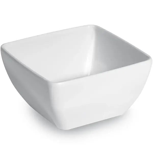 Kom | Melamine | Wit | Per Stuk | 130x130x65(h)mm