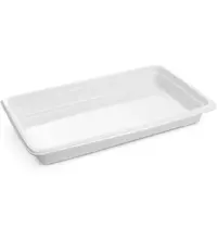 HENDI GN-Bakken | ProfiLine | Porselein | 1/1 GN | Hoogte 65mm | 3 Stuks | 530x325x65(h)mm 