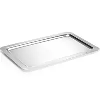 HENDI Vitrineplateau | RVS | 1/1 GN | 530x325x13(h)mm 