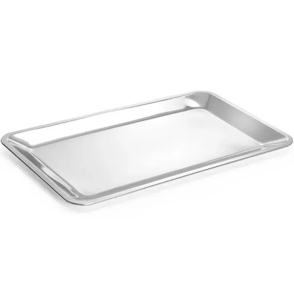 Vitrineplateau | RVS | 1/1 GN | Brede Rand | 530x325x20(h)mm