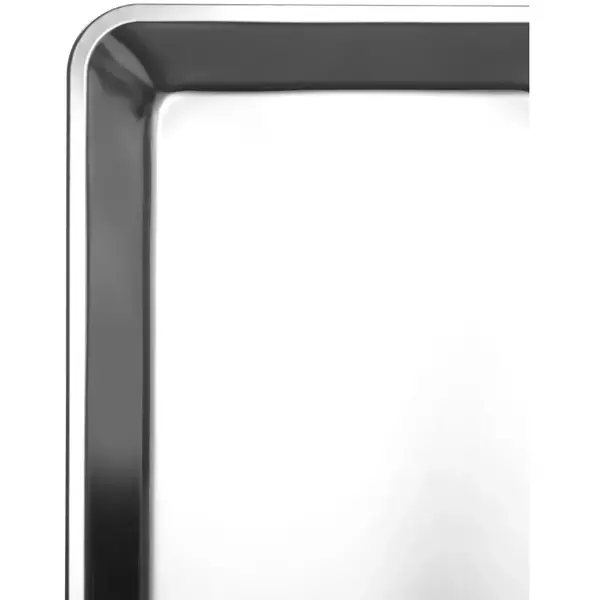 Vitrineplateau | RVS | 1/1 GN | Brede Rand | 530x325x20(h)mm