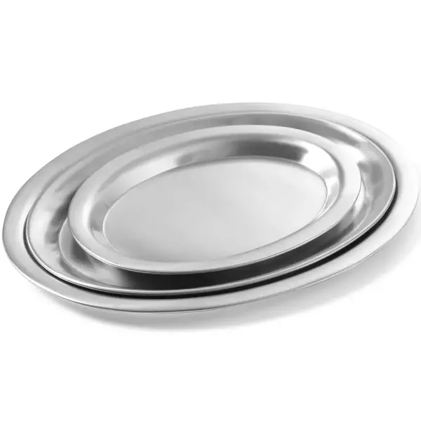 Dienblad | RVS | Geborsteld | Stapelbaar | 285x220mm