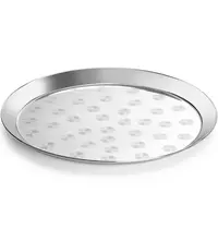 HENDI Dienblad | RVS | Geborsteld | Ø300x17(h)mm