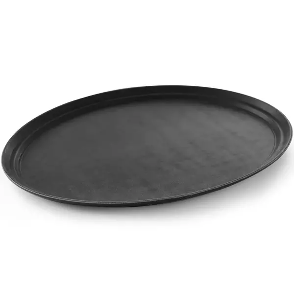 Dienblad | Glasvezel | Zwart | Antislip | Stapelbaar | 735x600mm