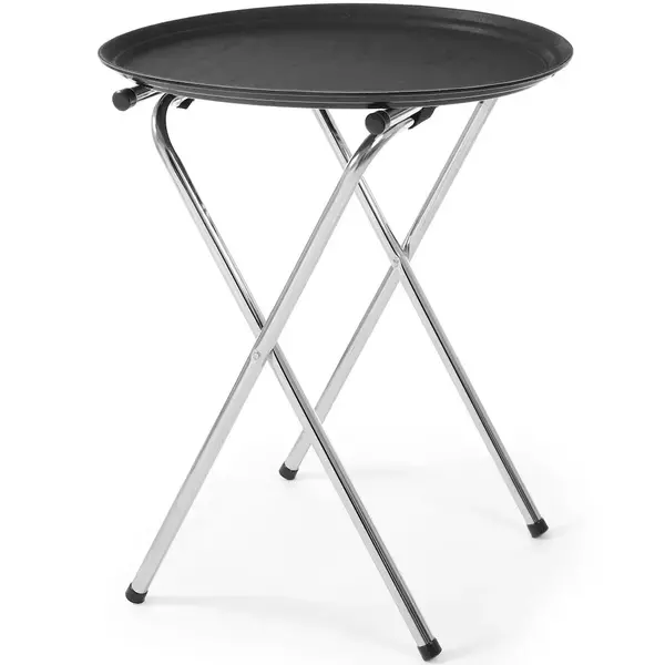 Dienbladstandaard | RVS | Antislip | Uitklapbaar | 520x410x800(h)mm